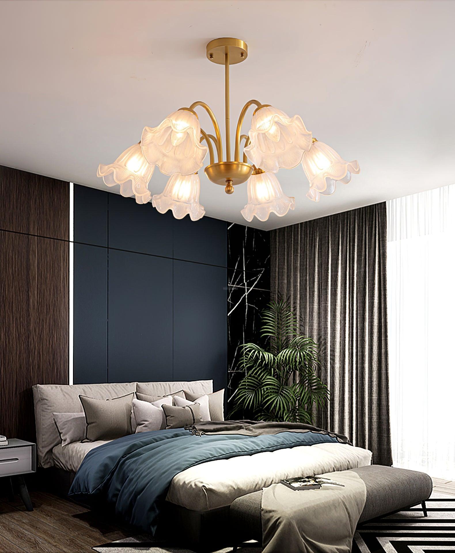 Lily Chandelier ∅ 21.7″ ~31.5'' - Luxehomezone