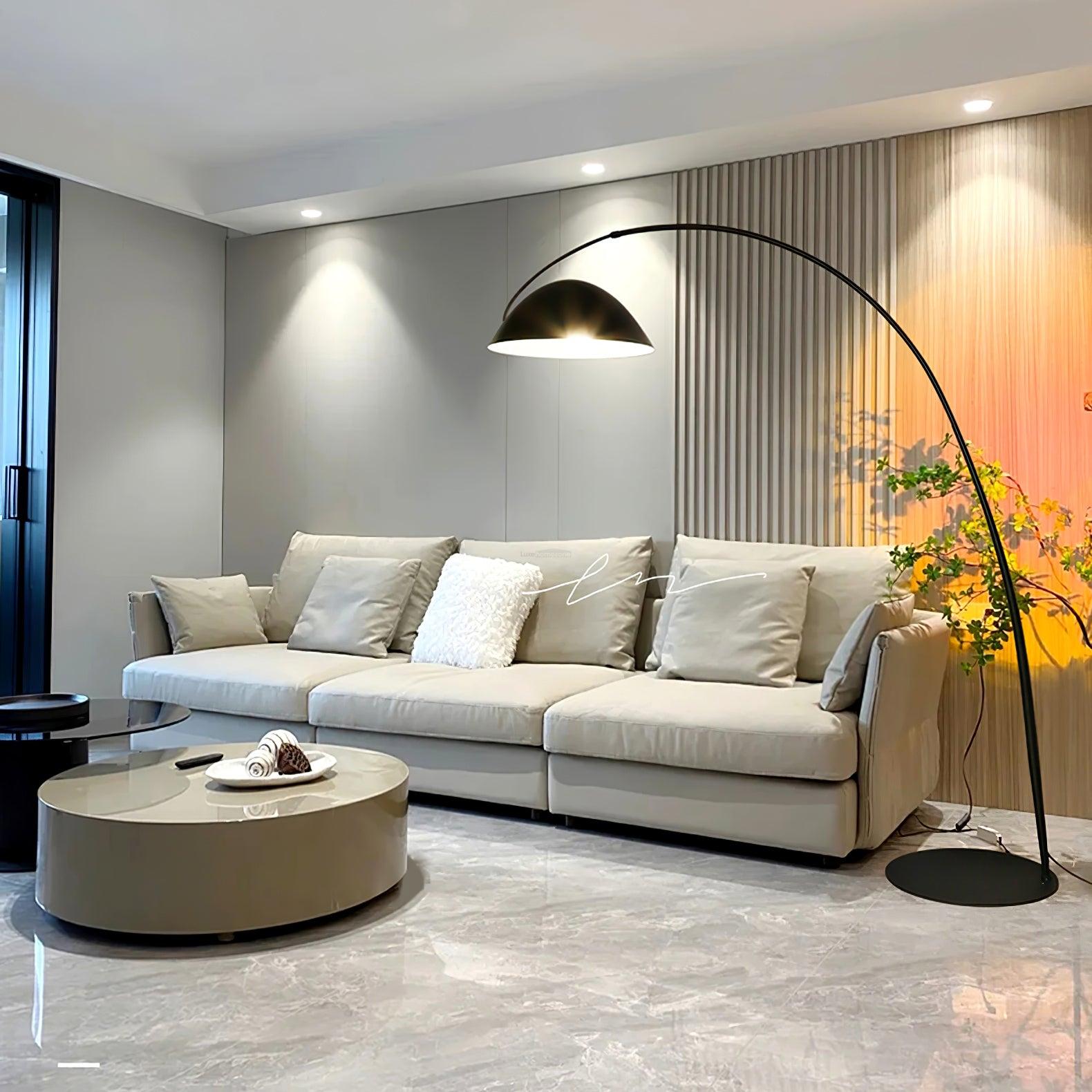 Pluma Floor Lamp ∅ 57.5″ - Bent-1-Luxehomezone