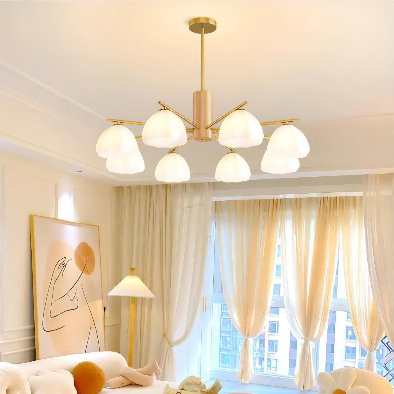 Little Clouds Round/Linear Chandelier - Zahara-1-Luxehomezone