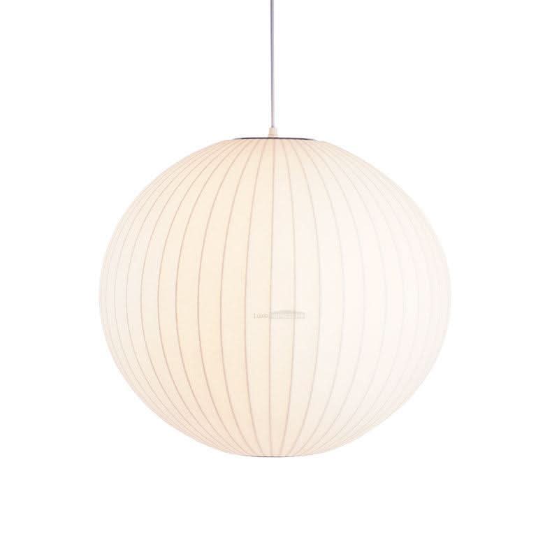Bubble Pendant Light with Artificial Silk Lampshade - Luxehomezone