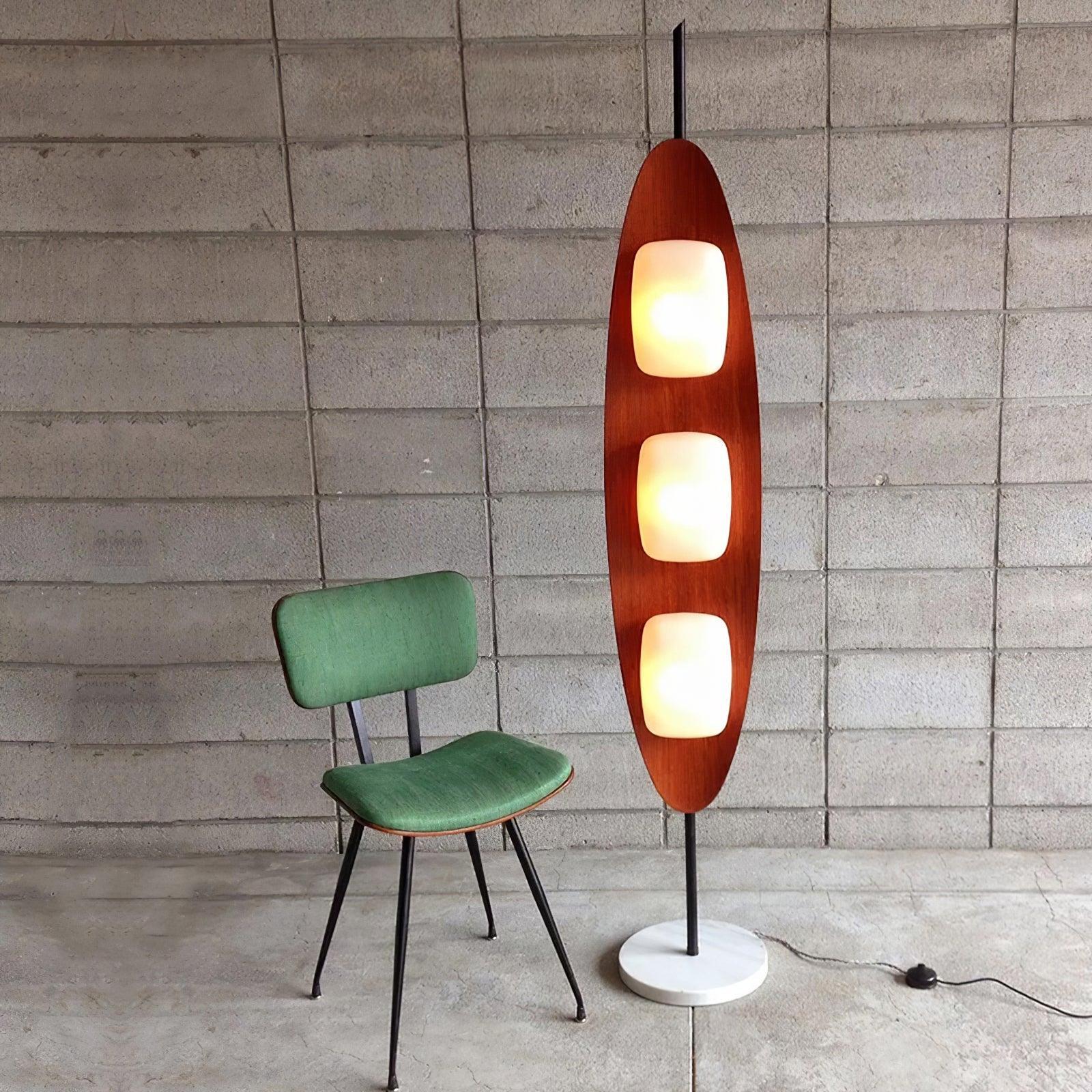 Surfboard Floor Lamp  ∅ 11.8″ - Pillar-1-Luxehomezone