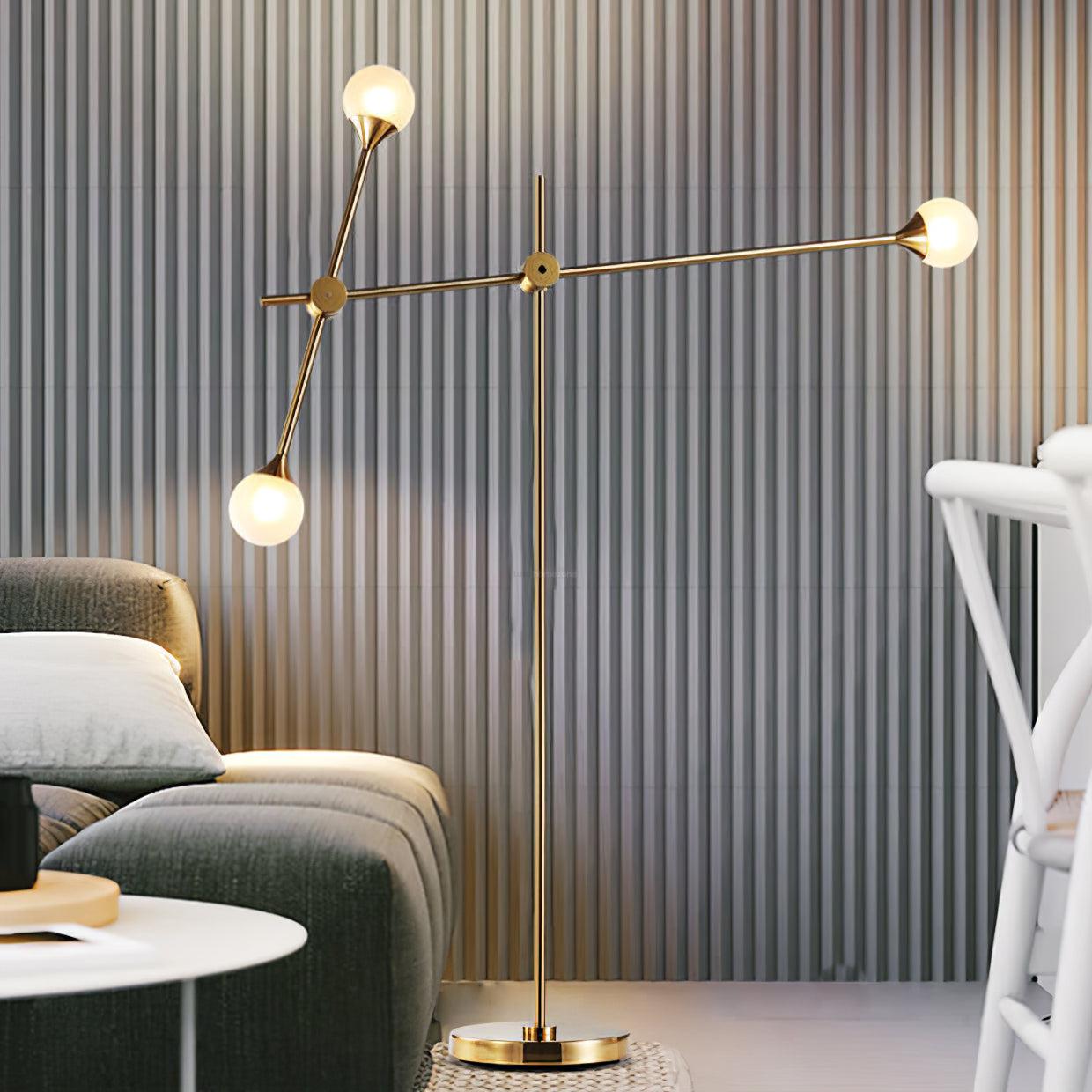 Kemi Floor Lamp ∅ 47.2″ - Flexible-1-Luxehomezone