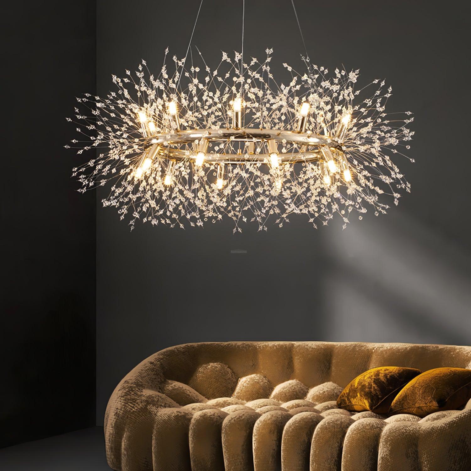 Dandelion Chandelier Bloom - Urchin-1-Luxehomezone