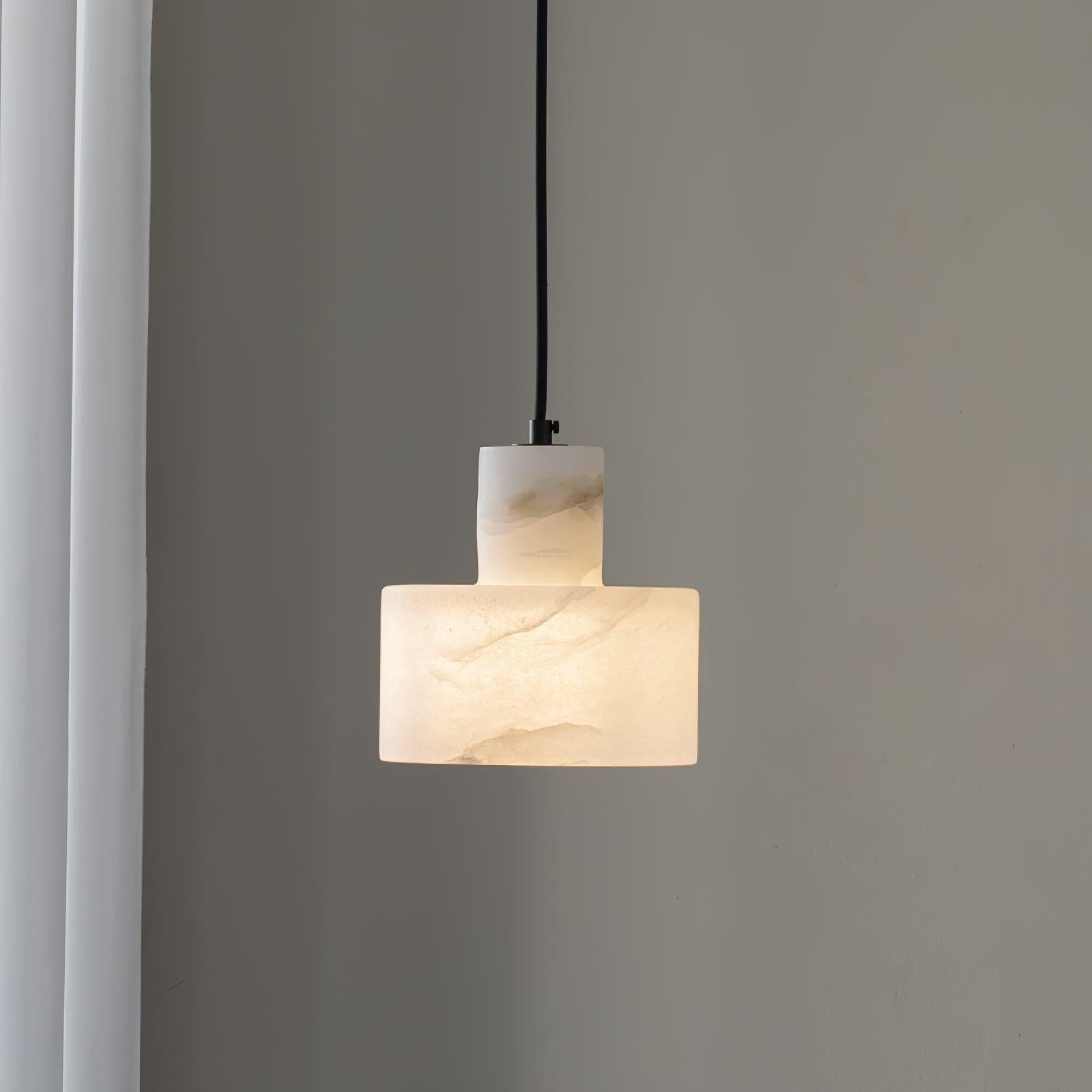 Cyls Pendant Alabaster Light - Luxehomezone