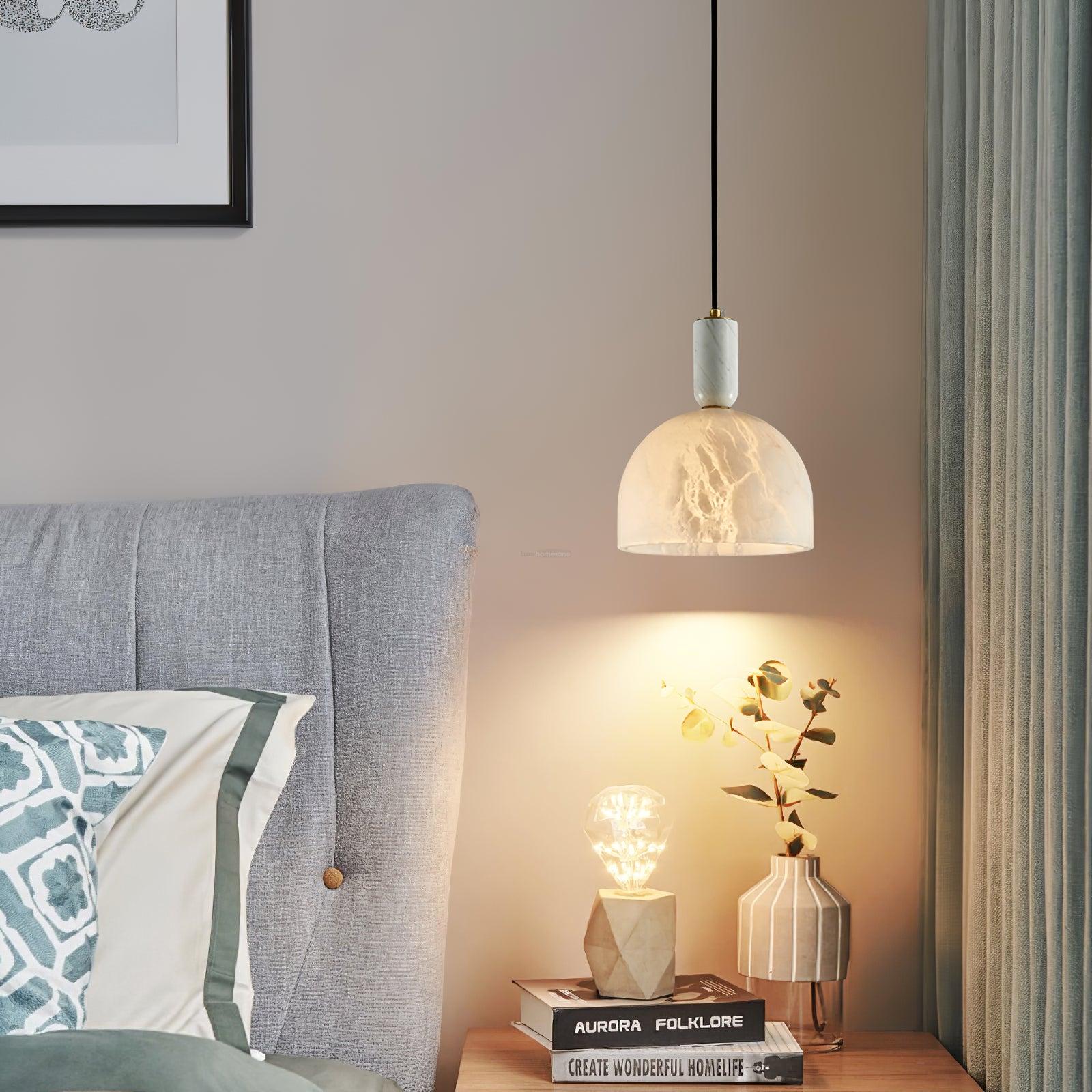 Alabaster Pendant Light - Alabaster, Alabaster Pendant-1-Luxehomezone