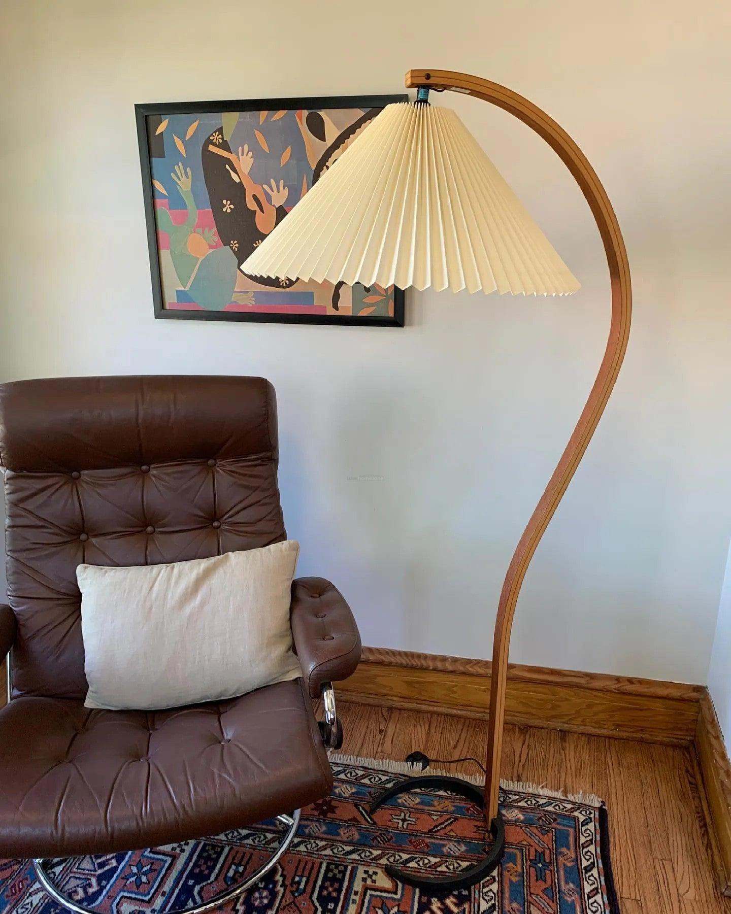 Caprany Floor Lamp - Drapery-1-Luxehomezone