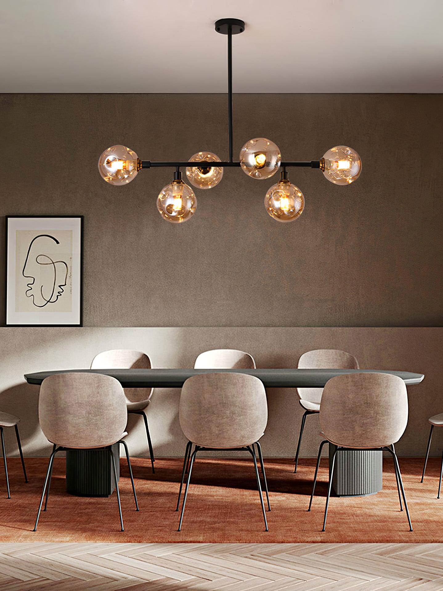 Primas Glass Linear Chandelier - Hailey, Optimized-1-Luxehomezone