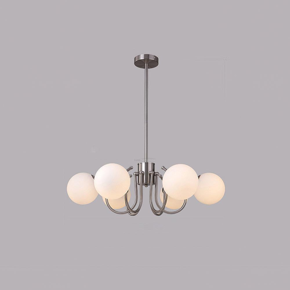 Angle Glass andelier with 3/5/6 heads - Bend-1-Luxehomezone
