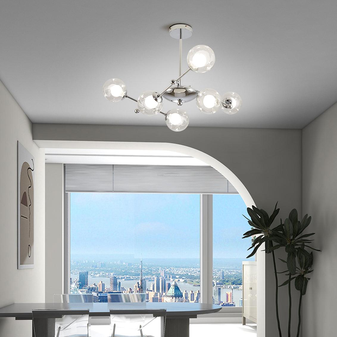 Westlife Sputnik Chandelier with 6/8/10 heads - Luxehomezone