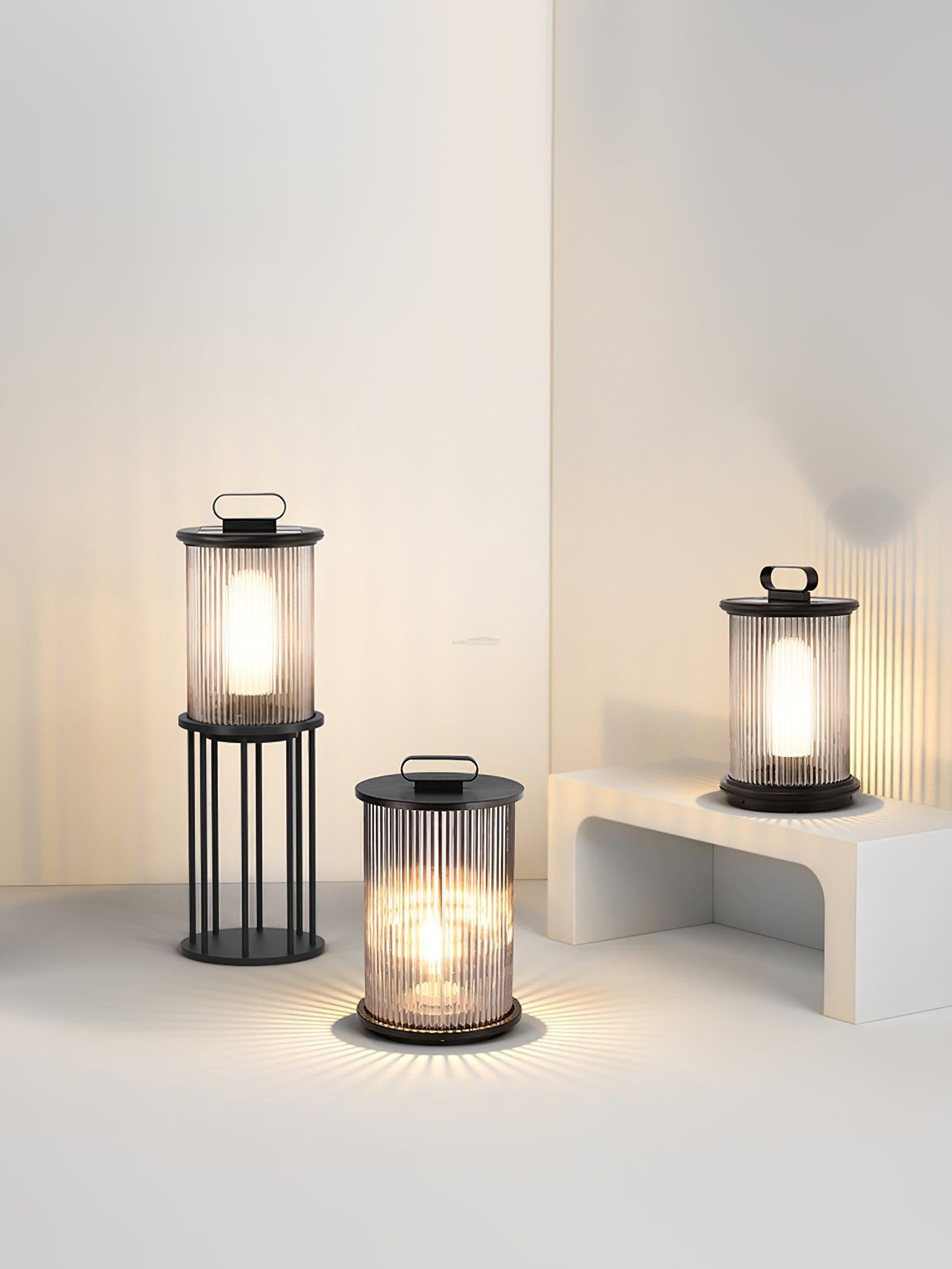 Ambient Line Lantern Garden Floor Lamp - Canister-1-Luxehomezone