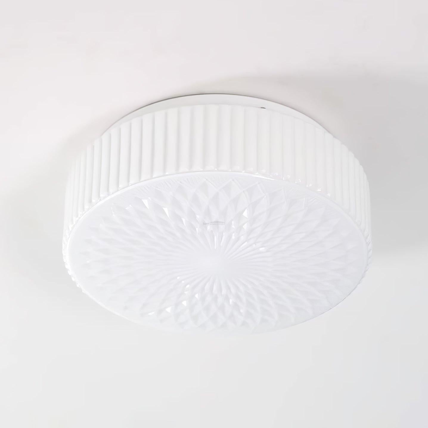 Souffle Ceiling Lamp ∅ 13.8″ - Chloe, Flush Mounts, Optimized-1-Luxehomezone