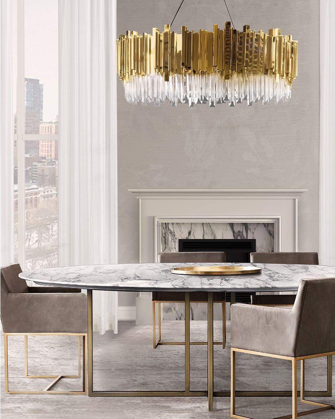 Empire Chandelier ∅ 11.8″ - Crystals-1-Luxehomezone