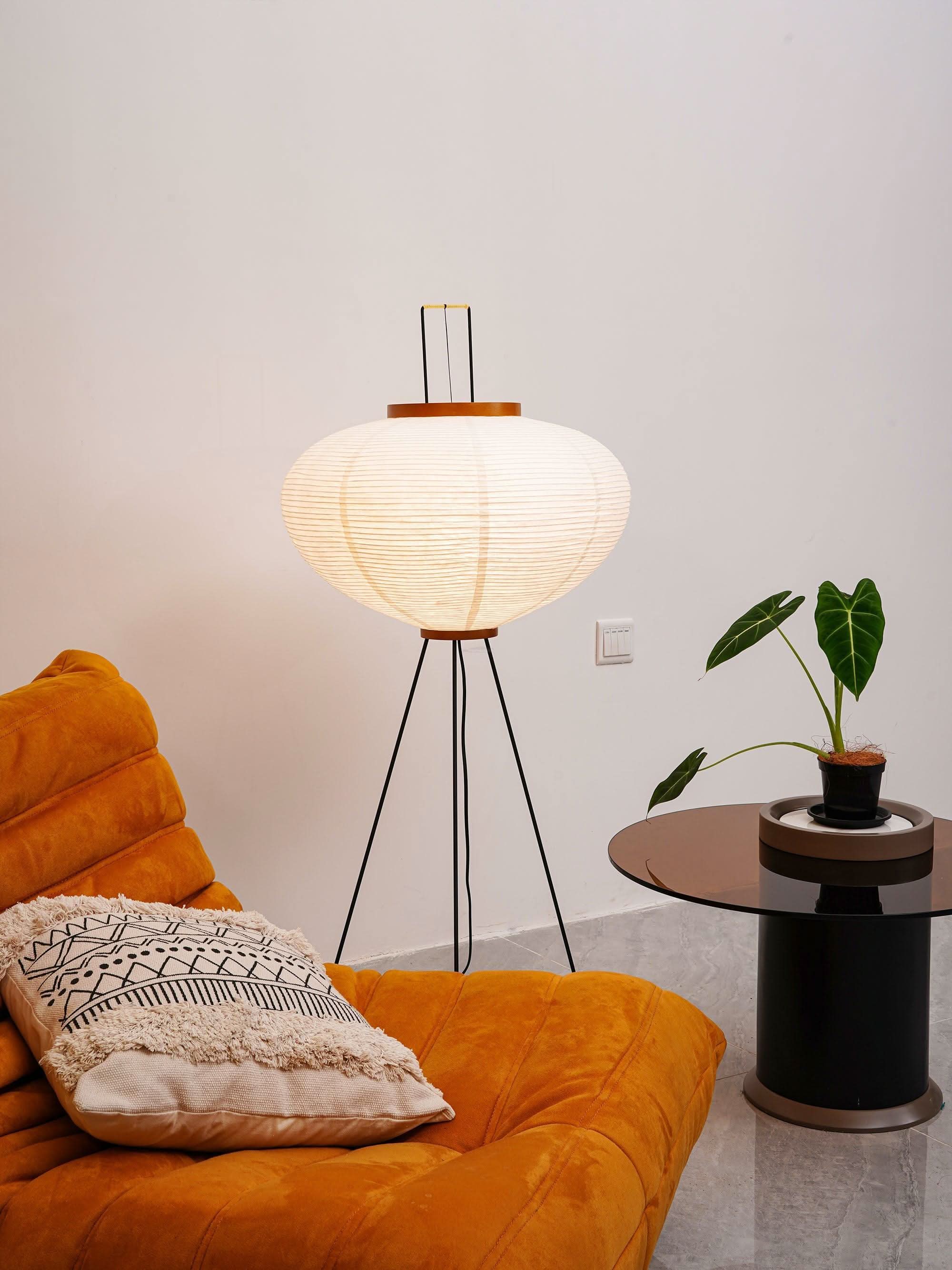 Akari Paper Floor Lamp - Luxehomezone