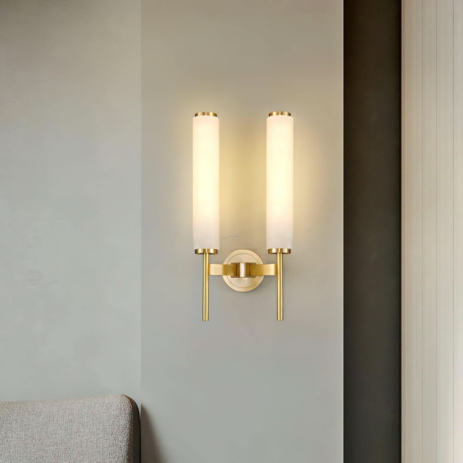 Brindisi Alabaster Wall Sconce - Luxehomezone