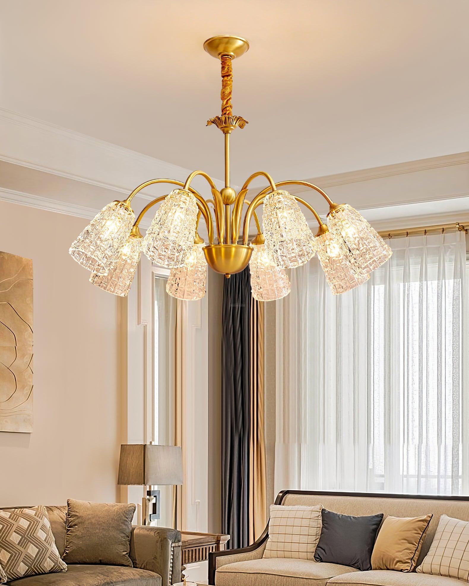 Nikoll Chandelier with 4/5/6/8/10 heads - Zahara-1-Luxehomezone