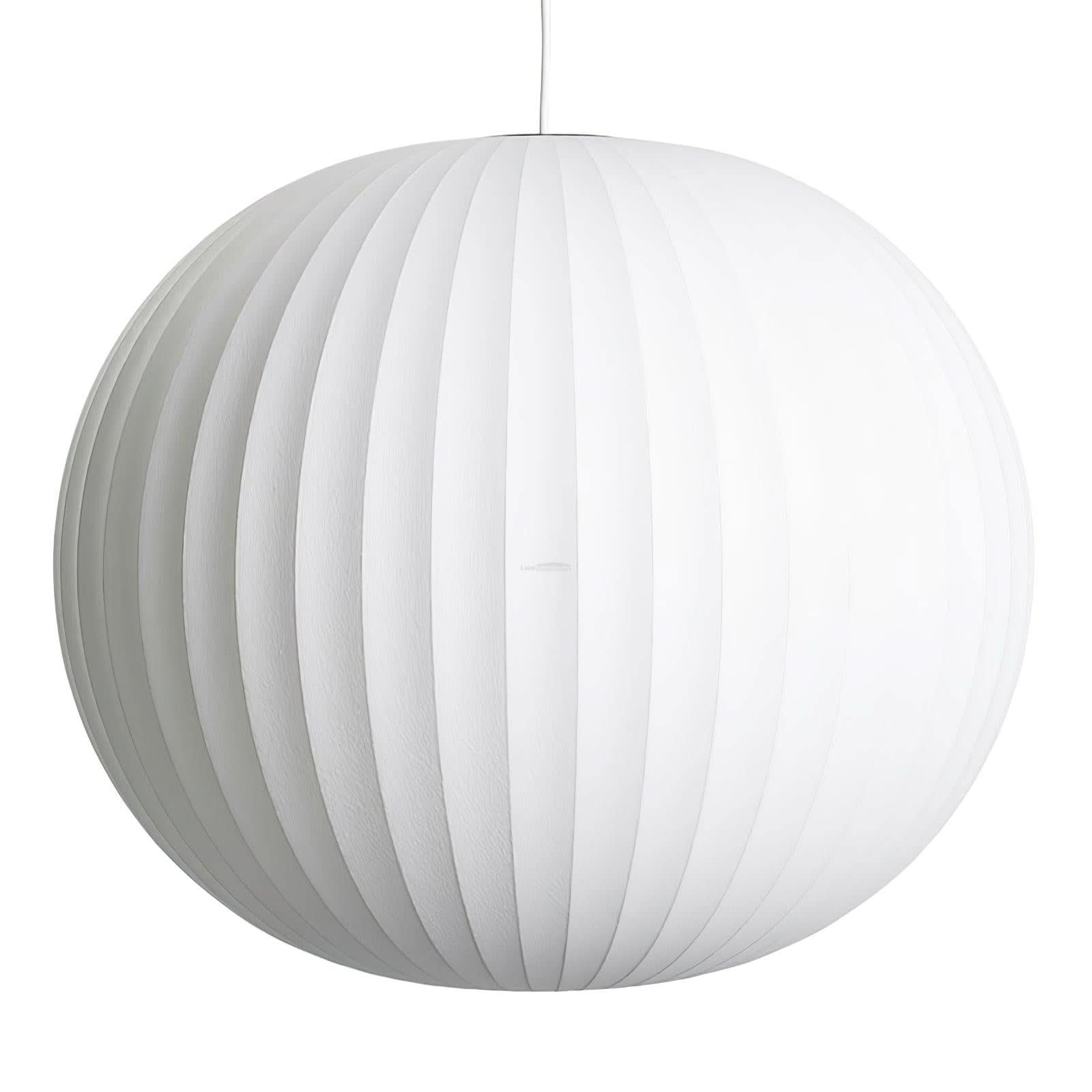 Bubble Pendant Light with Artificial Silk Lampshade - Luxehomezone