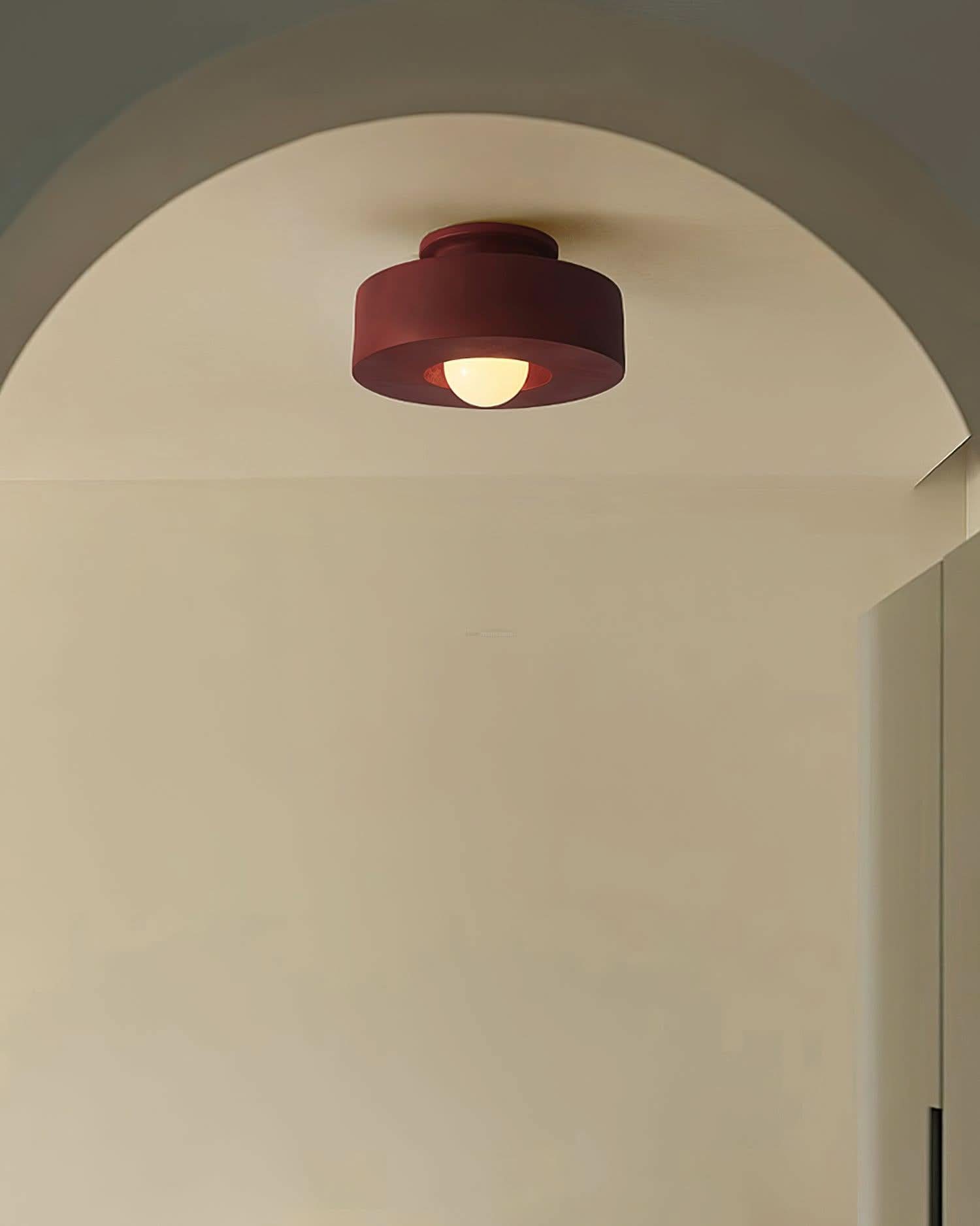 Simon Resin Ceiling Lamp  ∅ 11.8″ - Luxehomezone