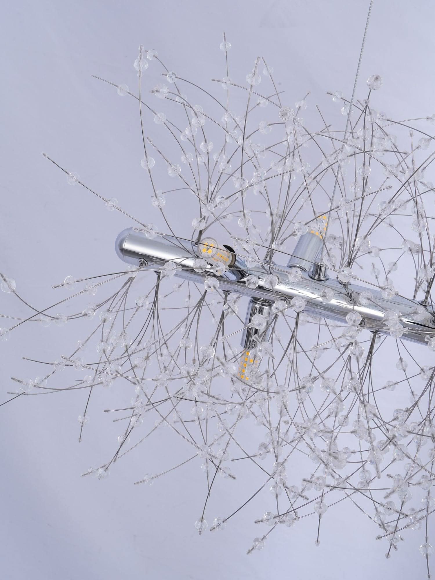 Crystal Dandelion Chandelier with 9/12/16 heads - Luxehomezone