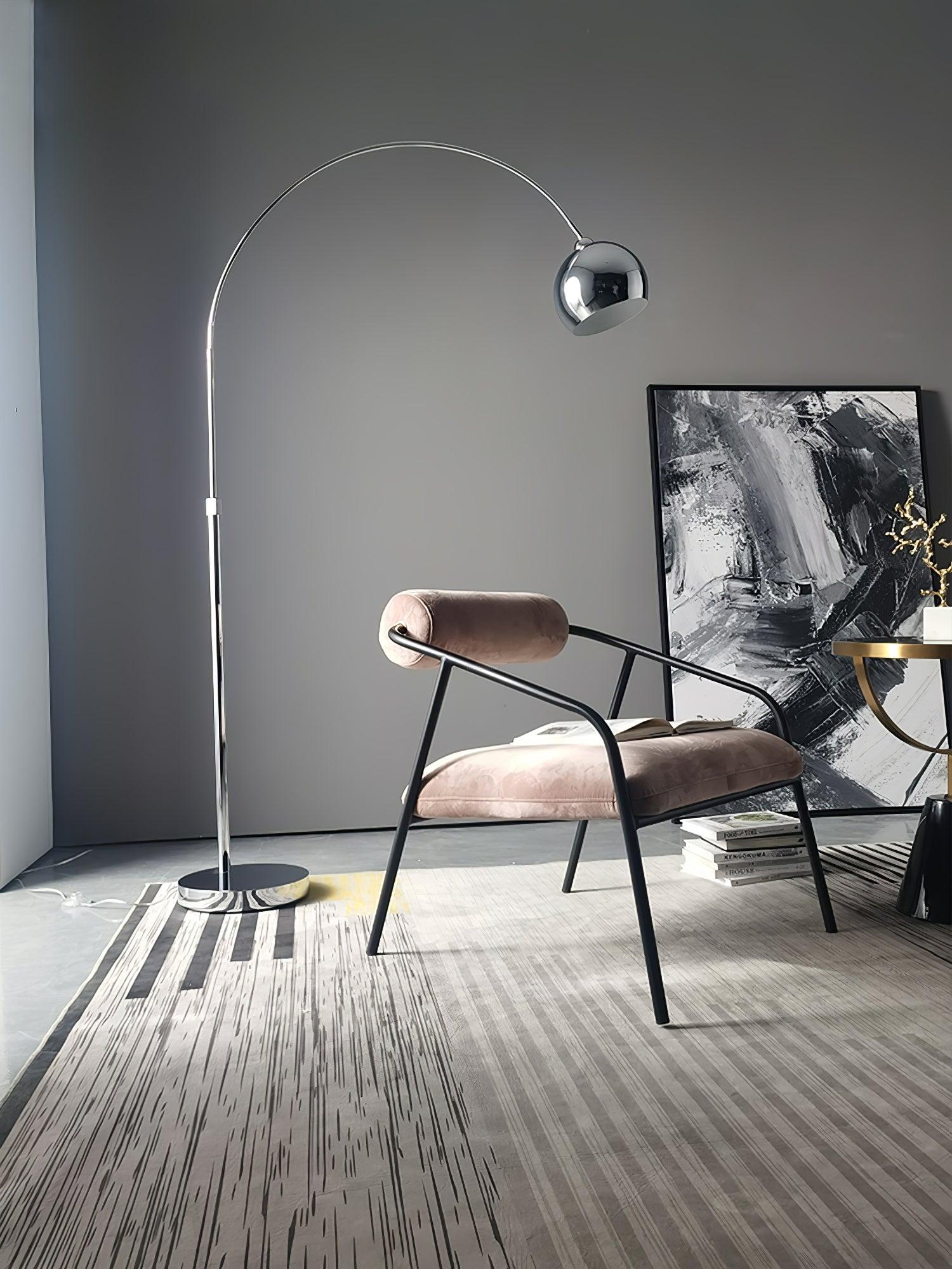 Angle Floor Lamp ∅ 43.3″ - Bent-1-Luxehomezone