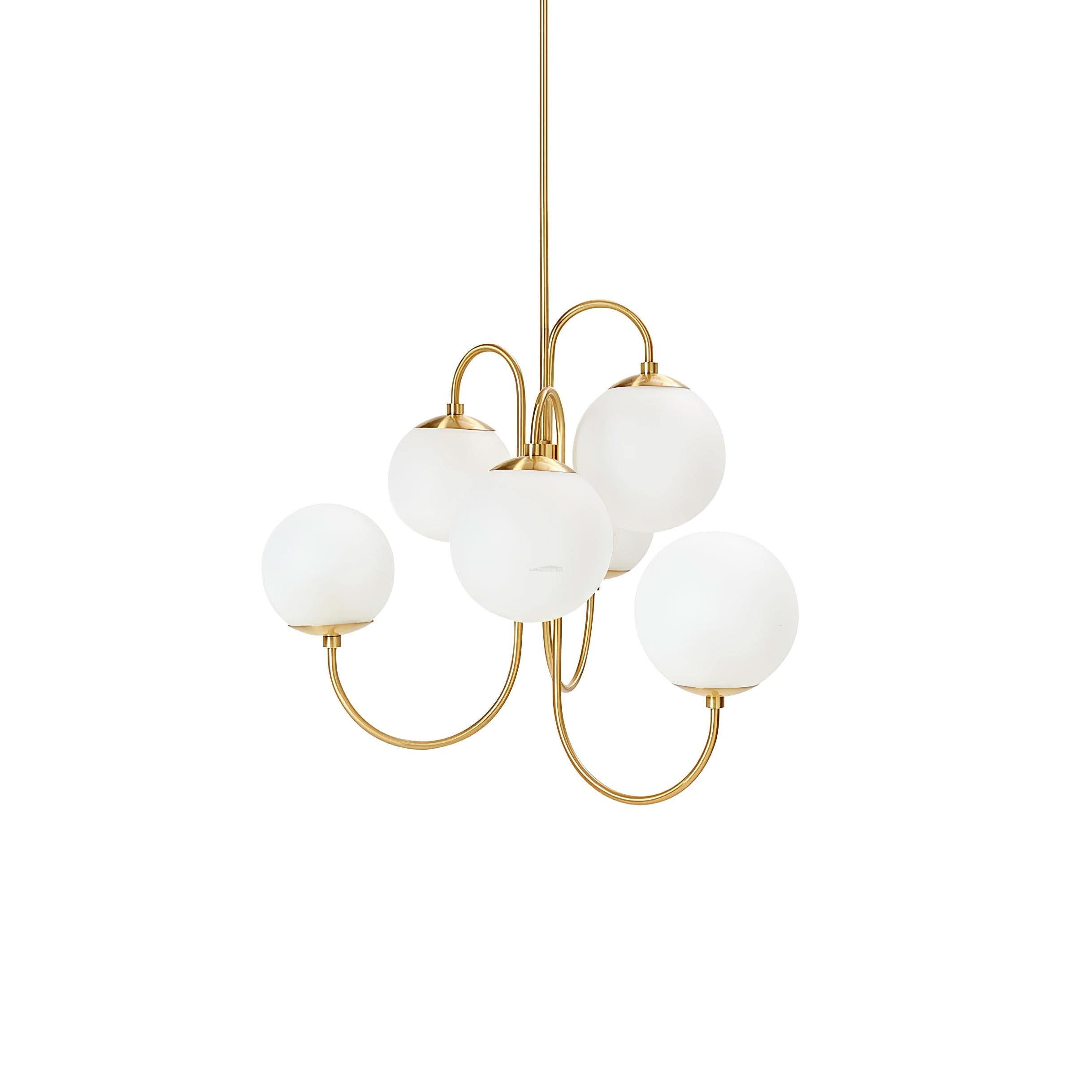 Gooseneck Chandelier ∅ 30″ - Luxehomezone