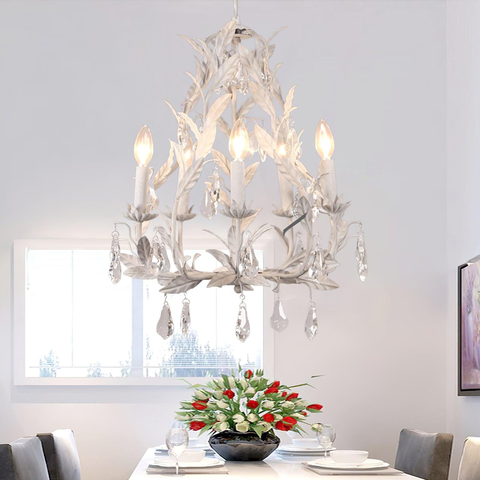 Circeo Candle Chandelier Φ 17.7″ - Candle-1-Luxehomezone
