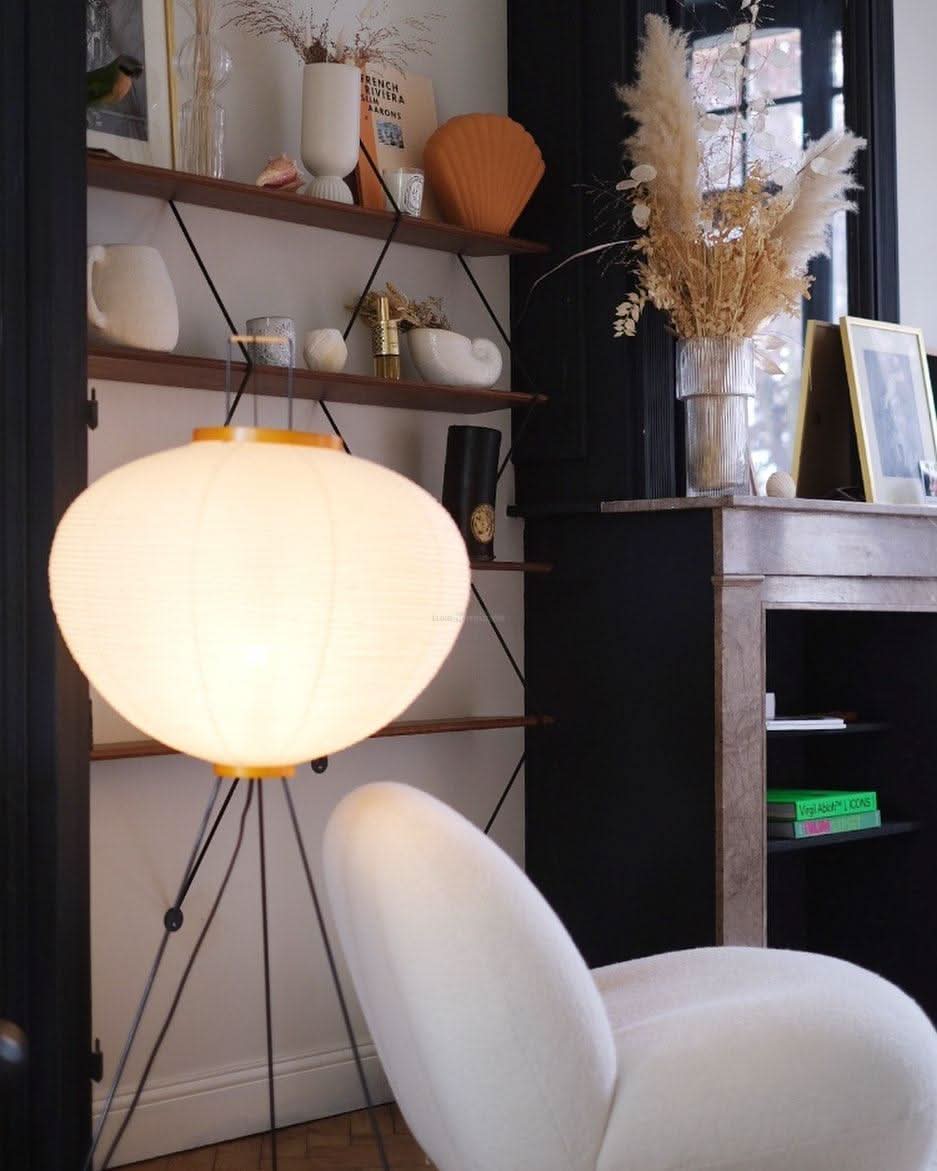 Akari Paper Floor Lamp - Luxehomezone