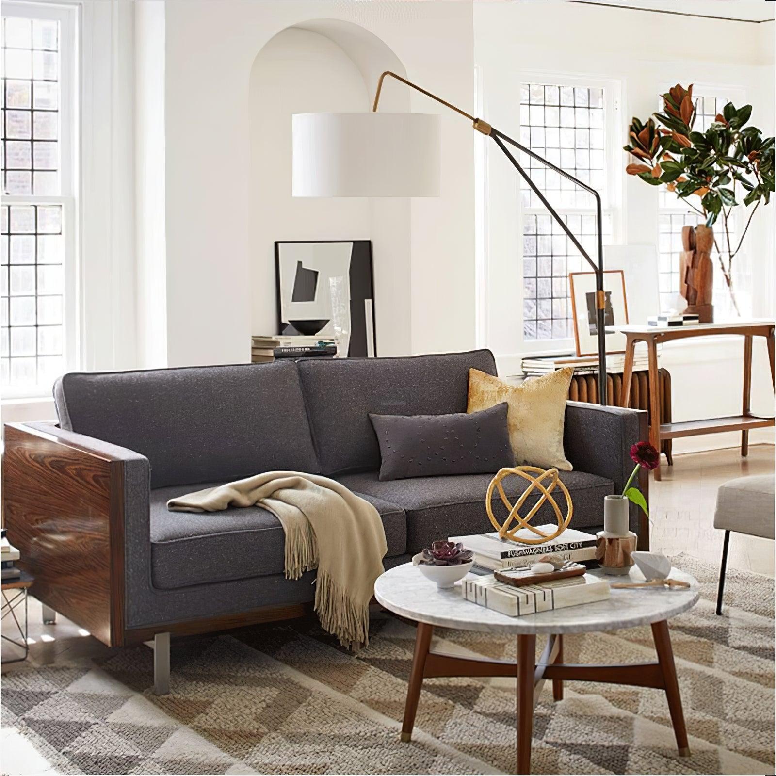 Gabby Fulton Floor Lamp  L 47.2″ - Drapery-1-Luxehomezone