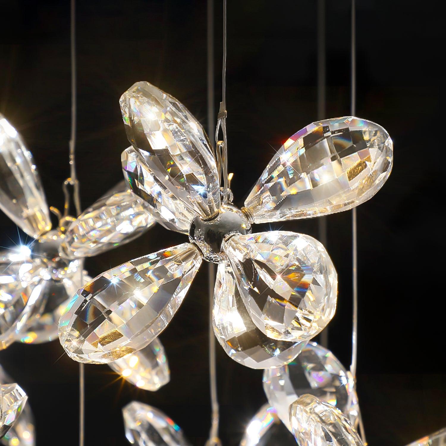 Floating Butterfly Chandelier L 47.2″ - Luxehomezone