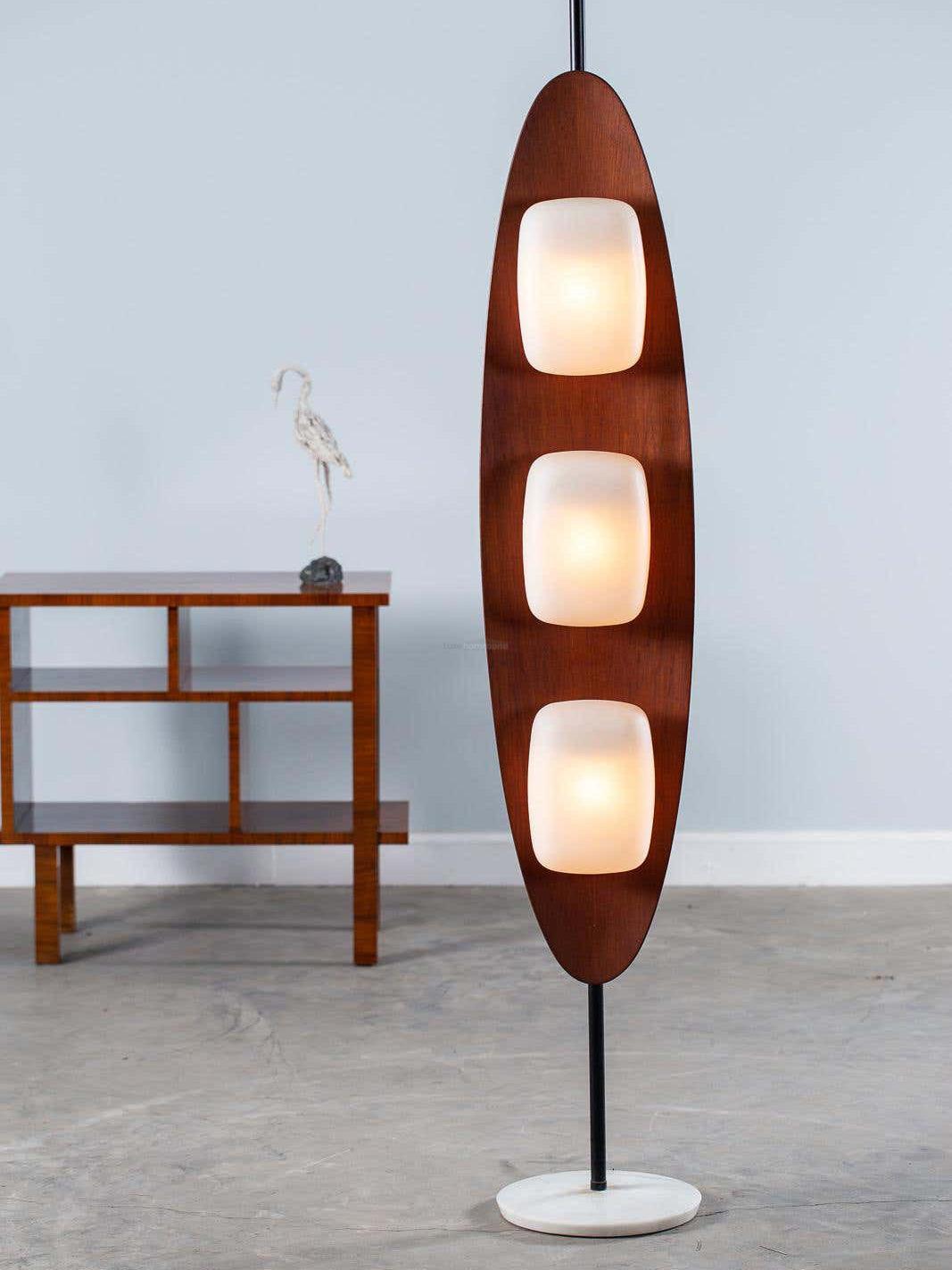 Surfboard Floor Lamp  ∅ 11.8″ - Pillar-1-Luxehomezone