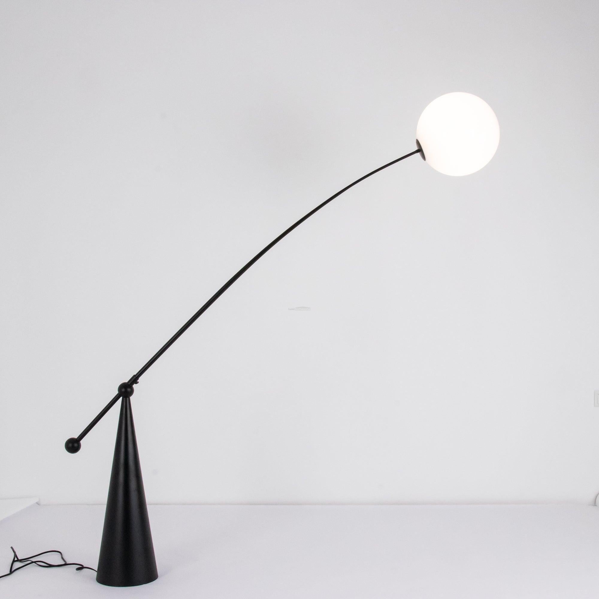 Opal Arc Floor Light - Bent-1-Luxehomezone