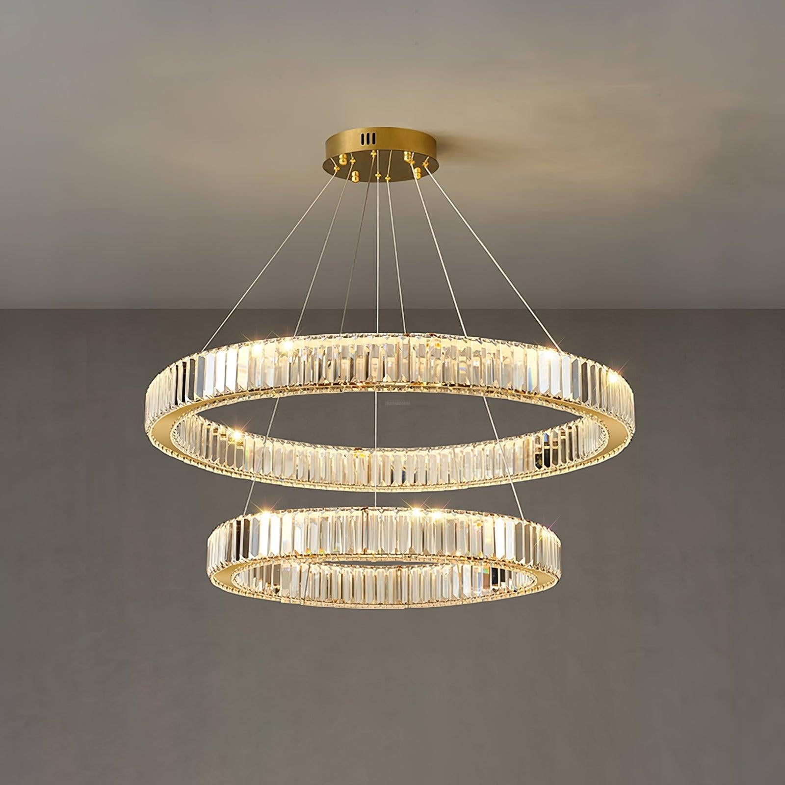 Bertolda Chandeliers ∅ 15.7″ - Crystals-1-Luxehomezone
