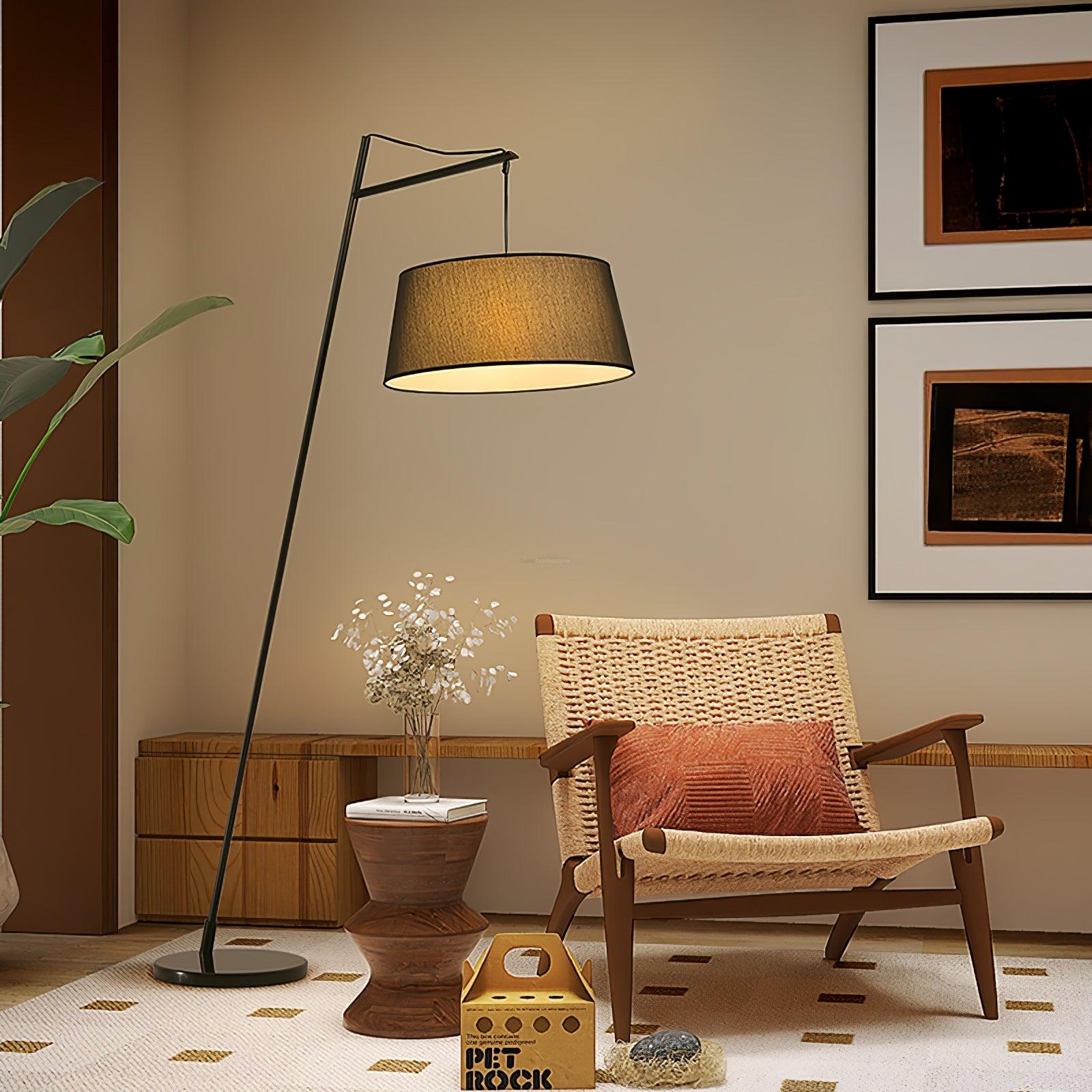 Arturo Floor Lamp  L 47.2″ - Drapery-1-Luxehomezone