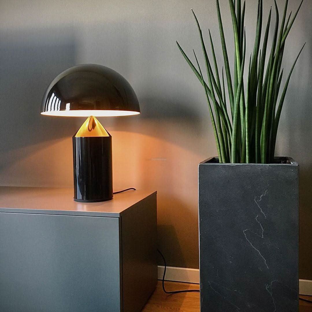 Atollo Metal Table Lamp ∅ 9.8″ - Luxehomezone