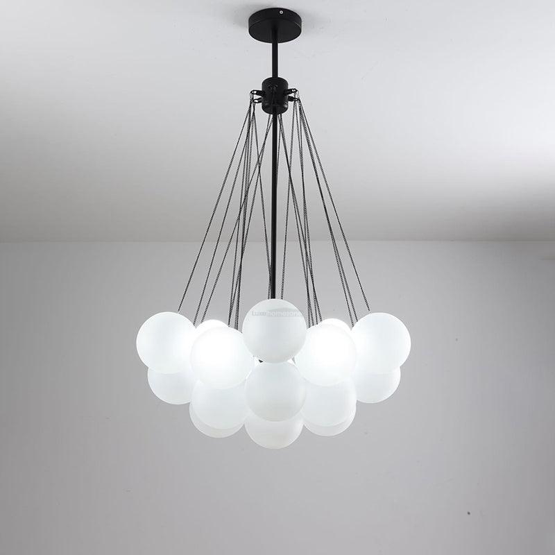 Glass Bubble Chandelier - Bend, chandeliers-1-Luxehomezone