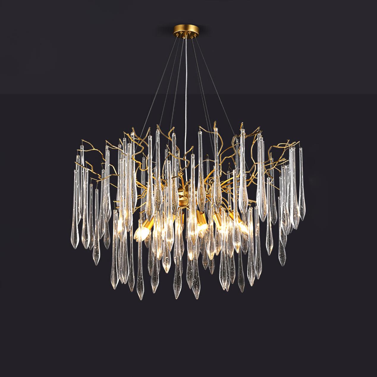 Aqua Funnel Chandelier with 8/10/12 heads - Branch-1-Luxehomezone