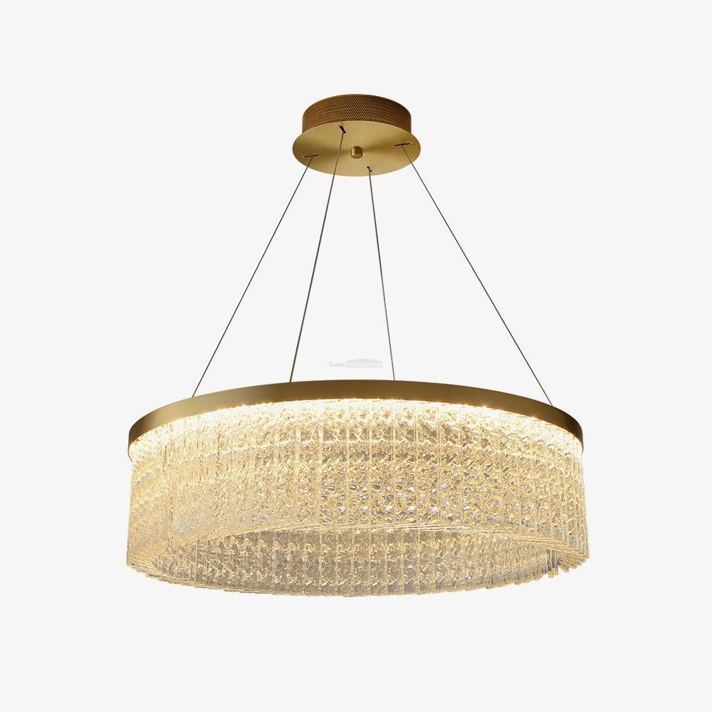 Halo Crystal Round Chandelier - Crystals-1-Luxehomezone