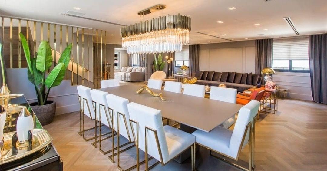 Empire Chandelier ∅ 11.8″ - Crystals-1-Luxehomezone