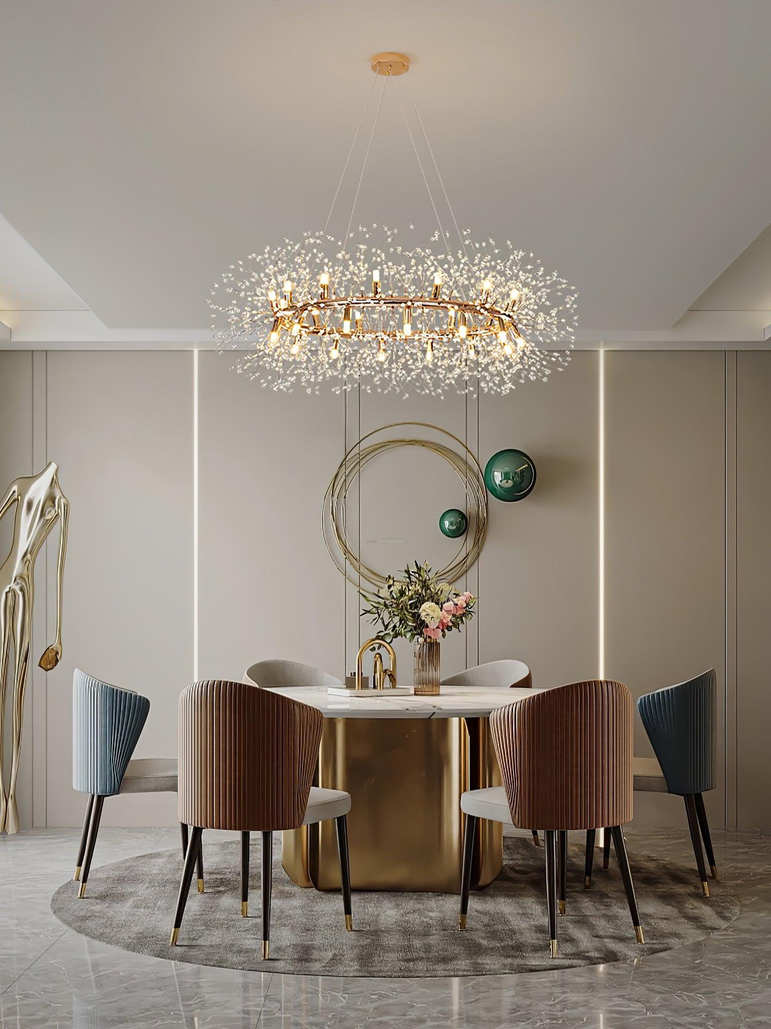 Dandelion Chandelier Bloom - Urchin-1-Luxehomezone