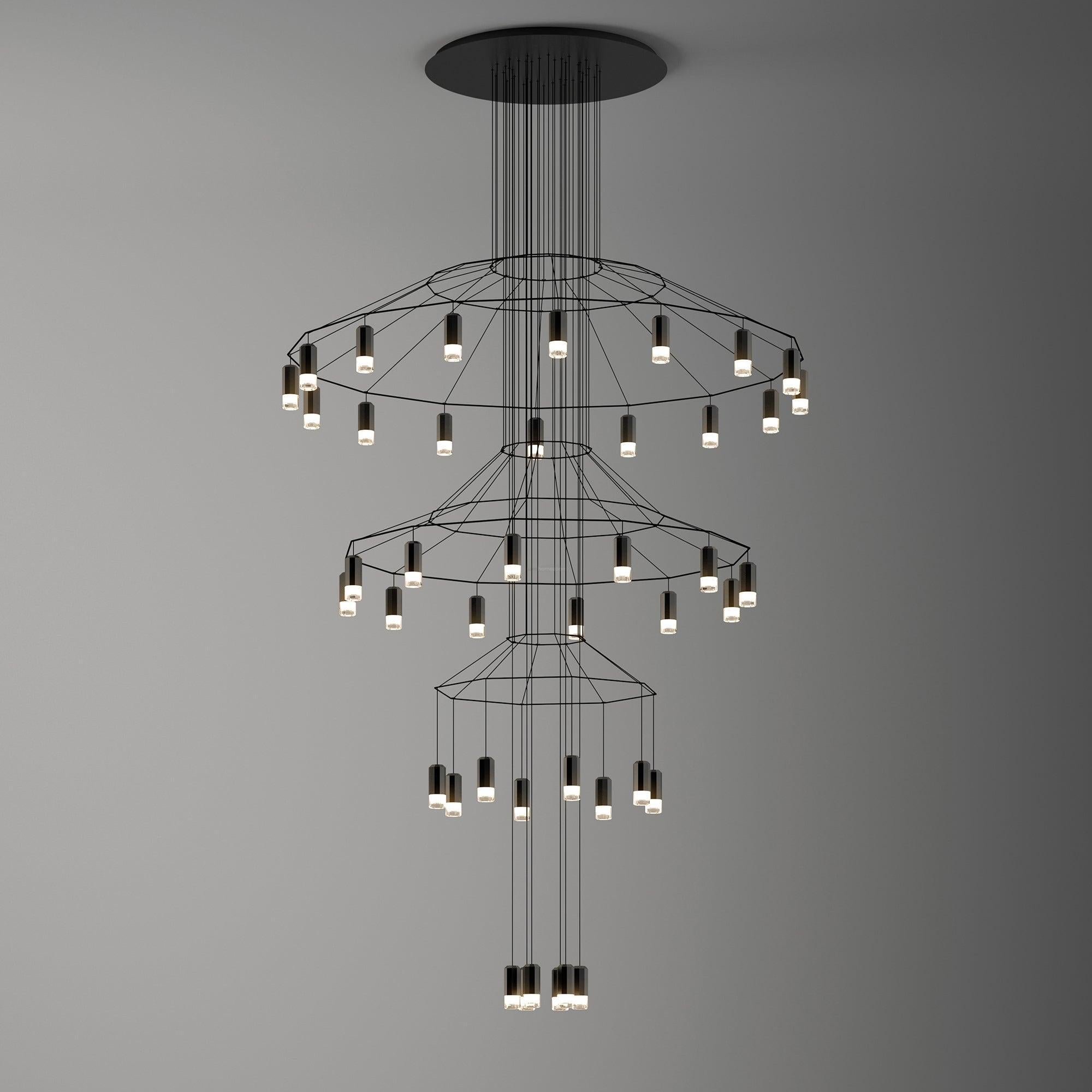 Lines Chandelier with 43/46 heads - Luxehomezone