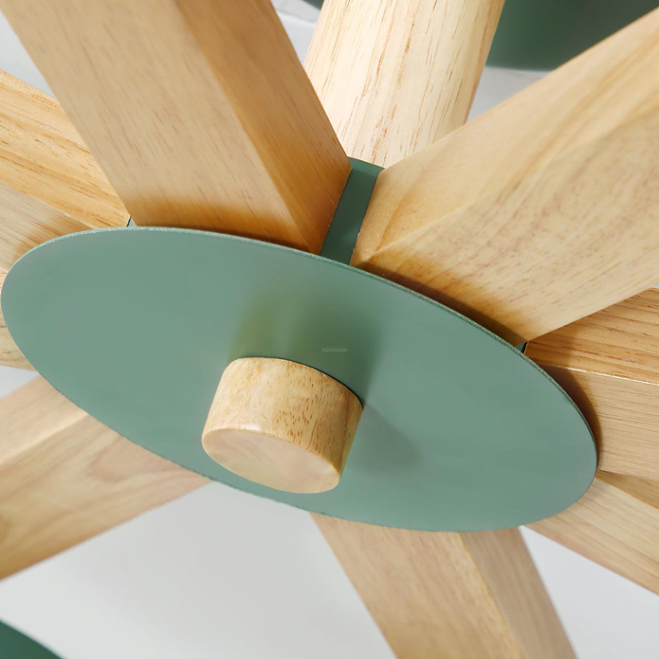 Modern Multi Stem Chandelier with 5/6/8 heads - Wood-1-Luxehomezone