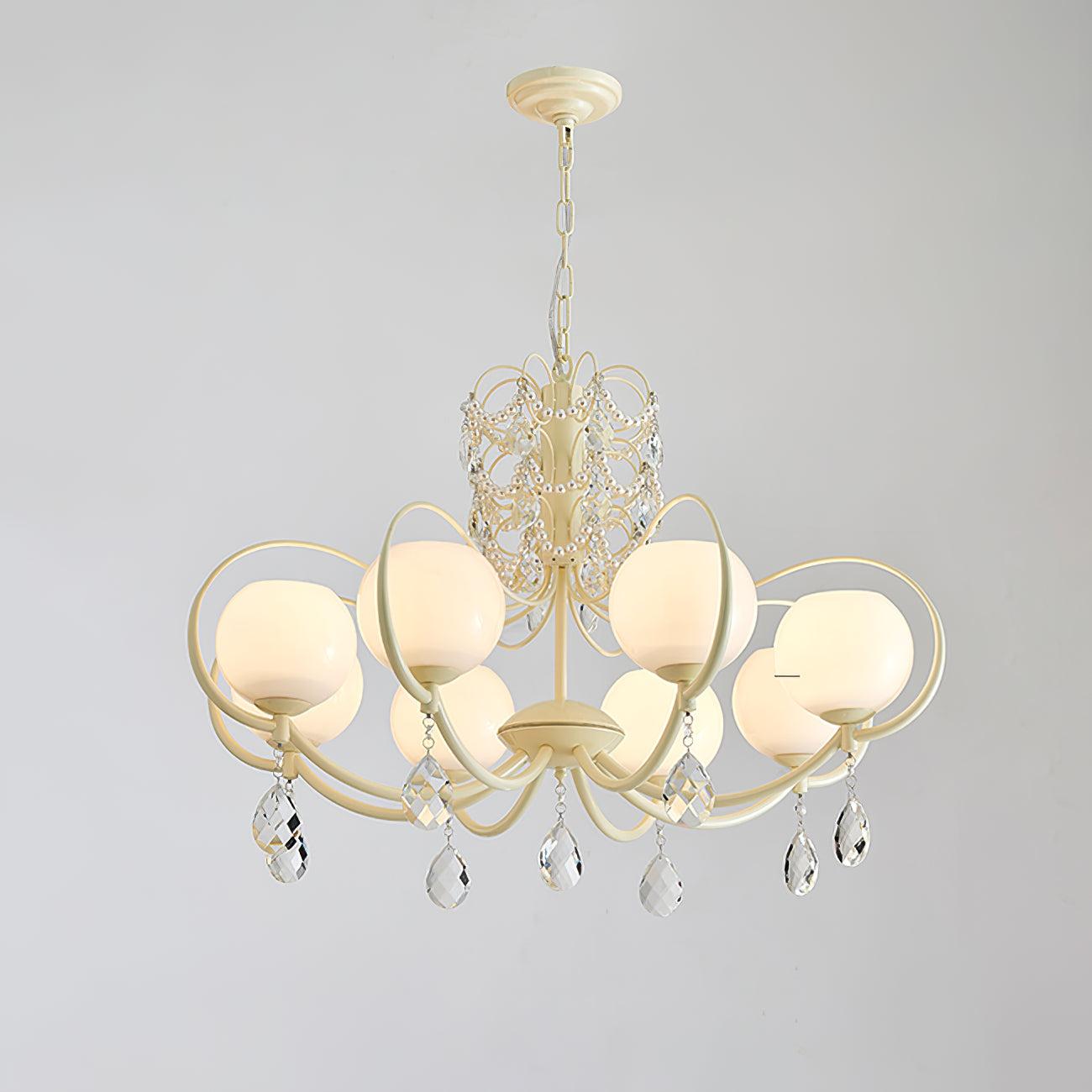 Doria Crystal Chandelier with 6/8/10 heads - Luxehomezone