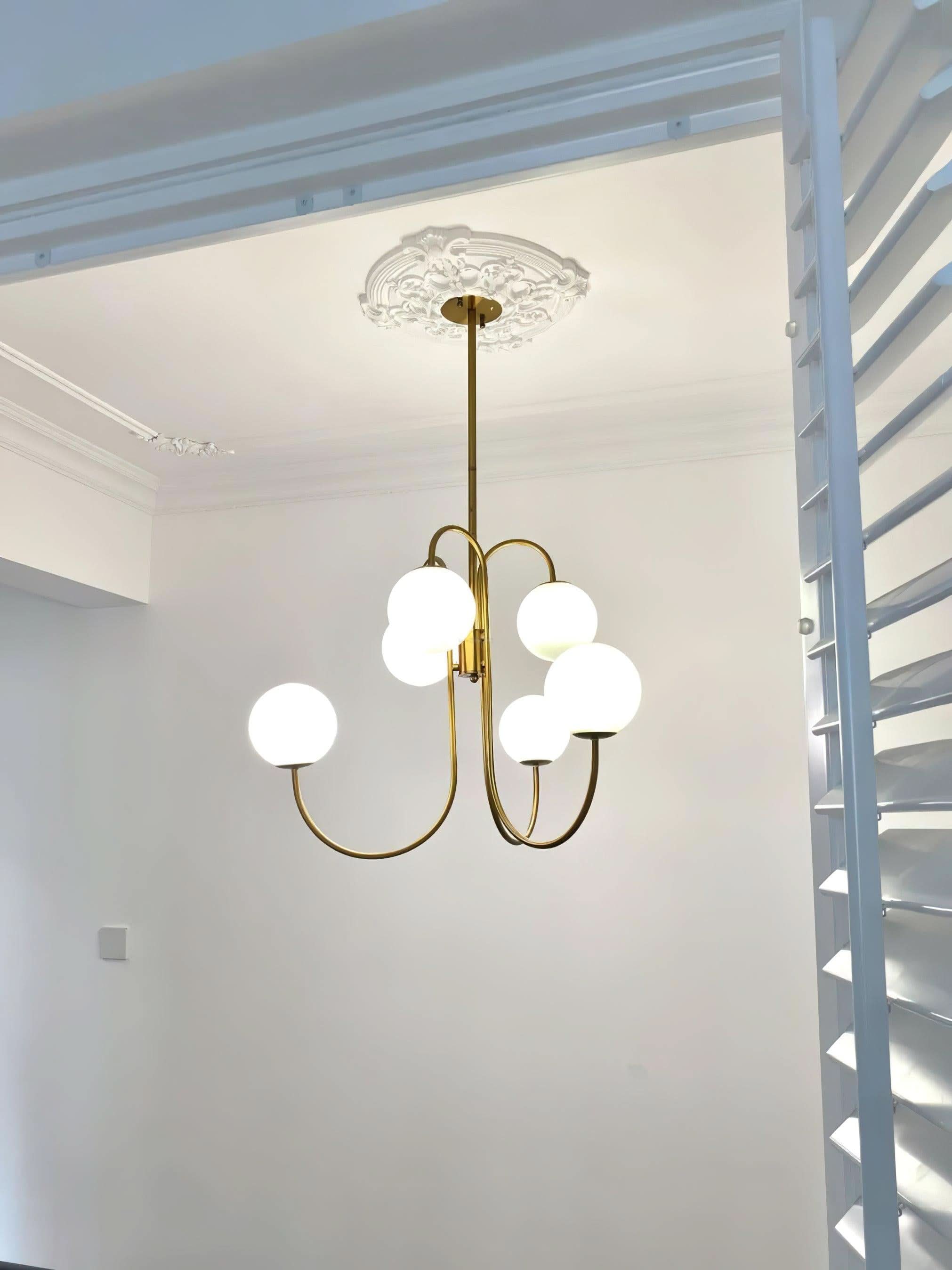 Gooseneck Chandelier ∅ 30″ - Luxehomezone