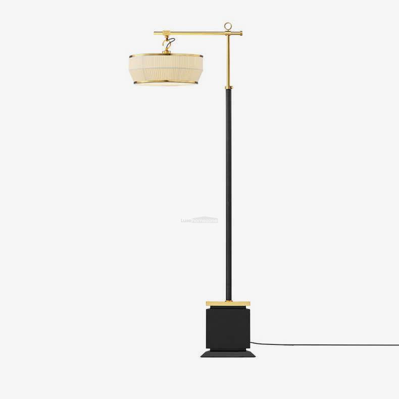 Hejun Fabric Floor Lamp W 24.4″ - Drapery-1-Luxehomezone