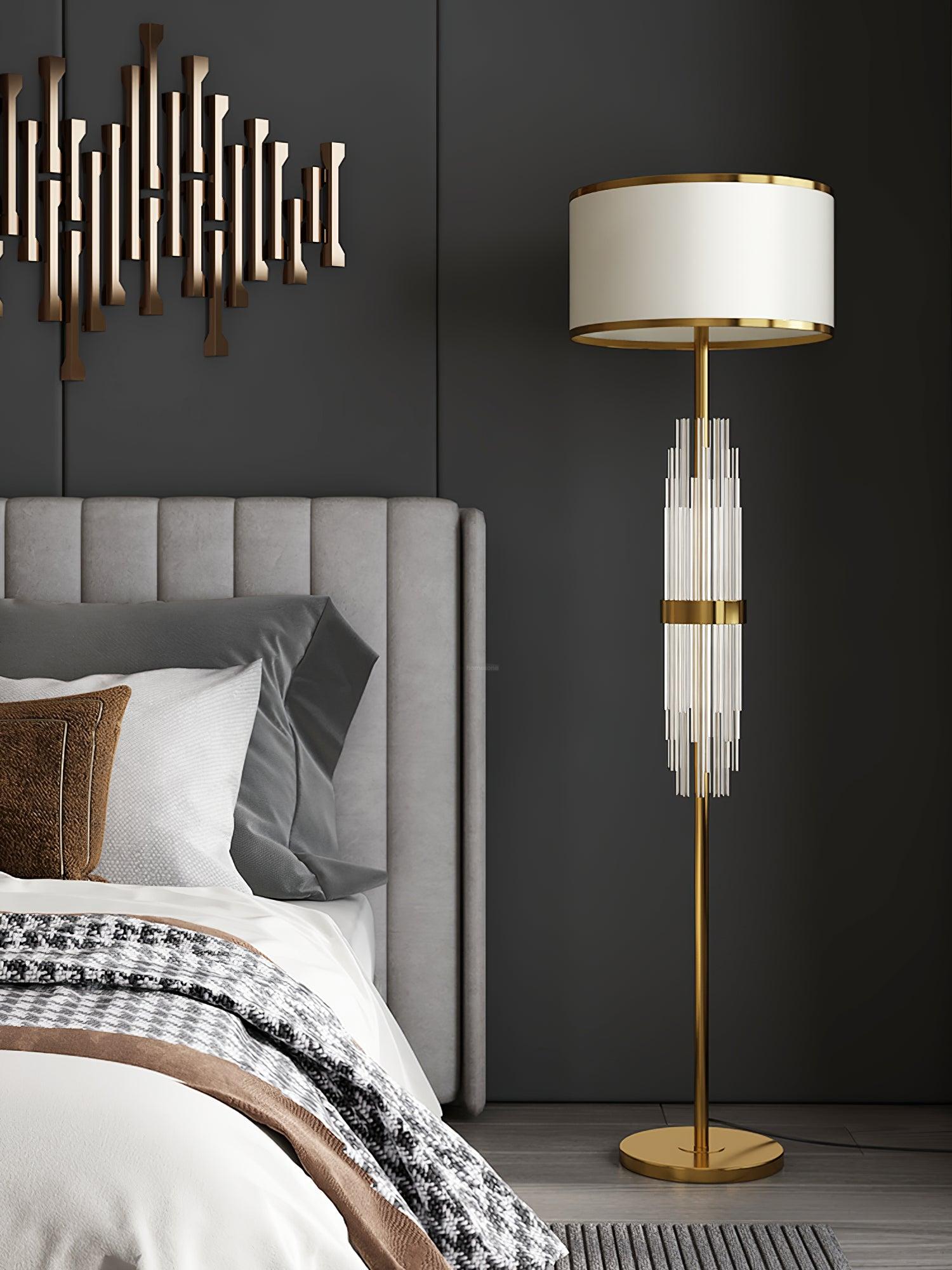 Alston Floor Lamp  ∅ 13.8″ - Geometry-1-Luxehomezone