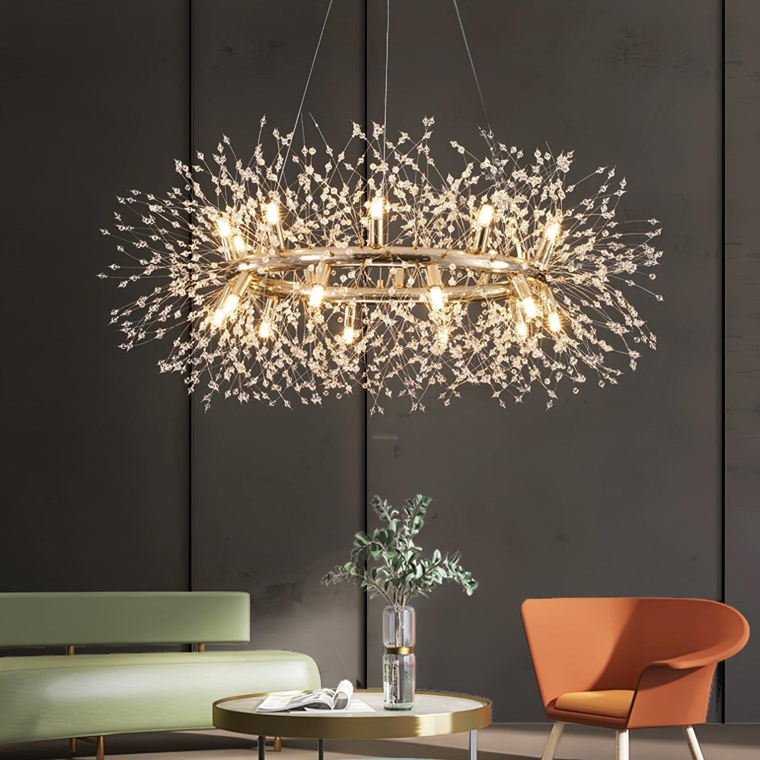 Dandelion Chandelier Bloom - Urchin-1-Luxehomezone