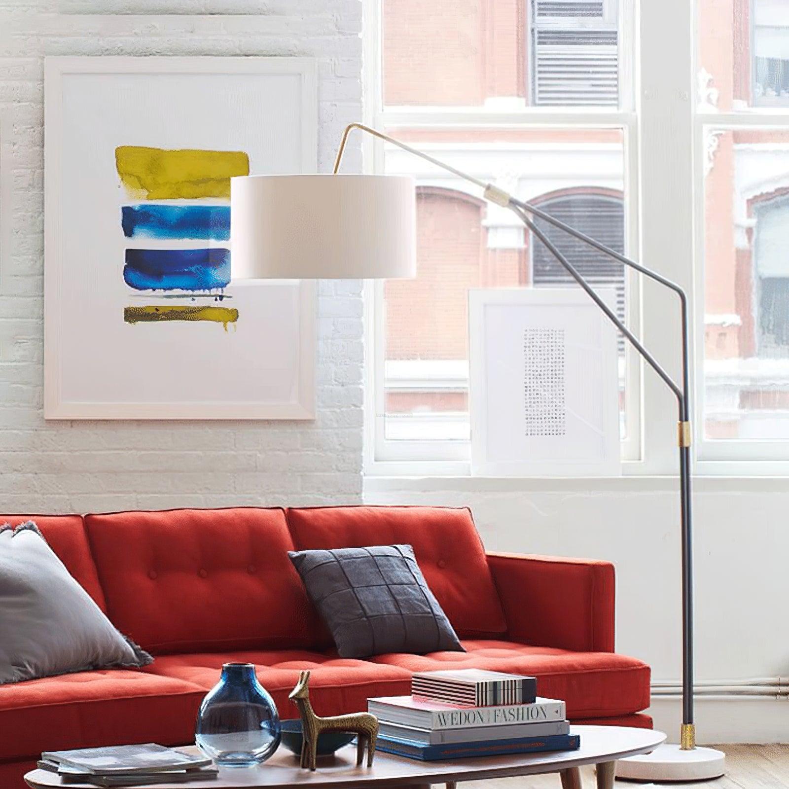 Gabby Fulton Floor Lamp  L 47.2″ - Drapery-1-Luxehomezone