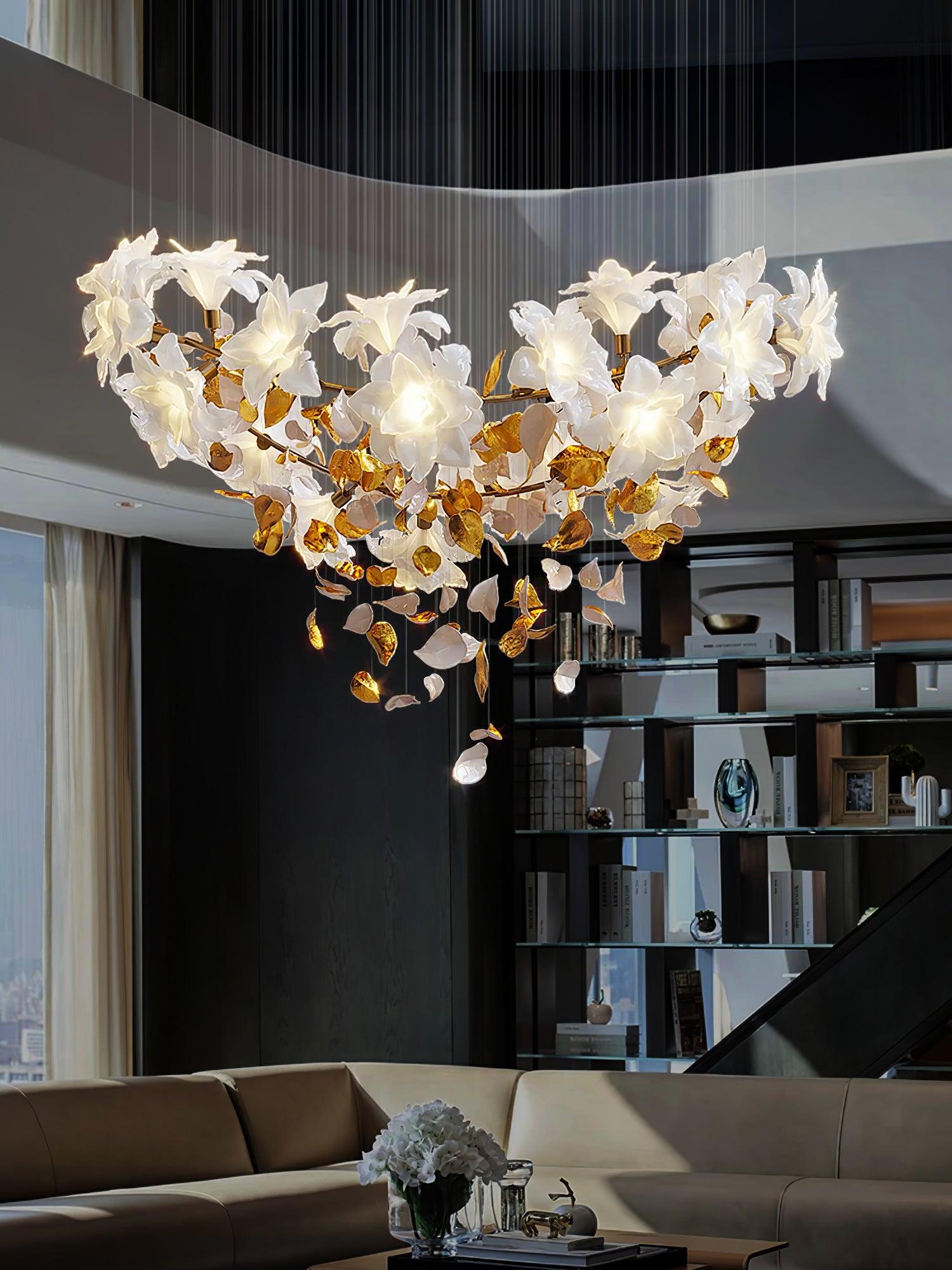 Flying Flowers Fluttering Chandelier with 6 Types - Luxehomezone
