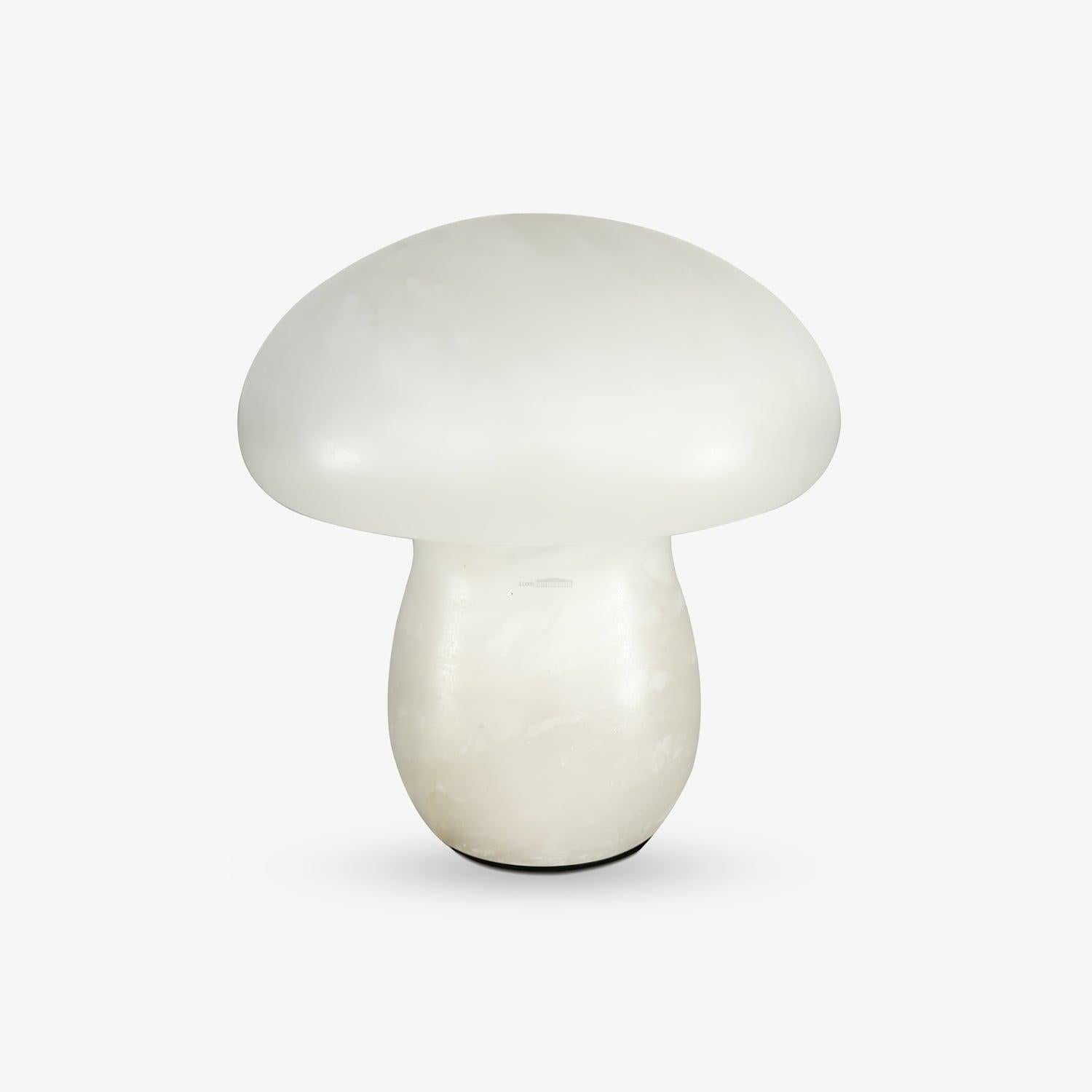 Marble Mushroom Table Lamp - Alabaster-1-Luxehomezone