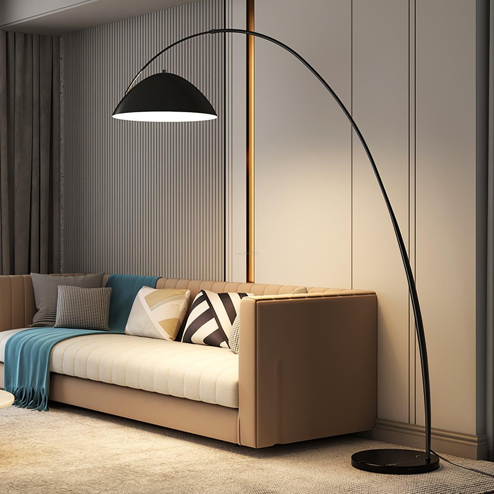 Pluma Floor Lamp ∅ 57.5″ - Bent-1-Luxehomezone
