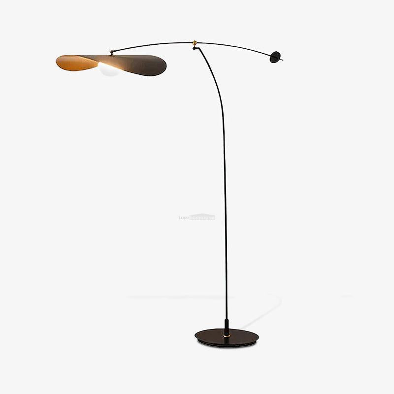 Alonso Floor Lamp  ∅ 6.6″ - Bent-1-Luxehomezone